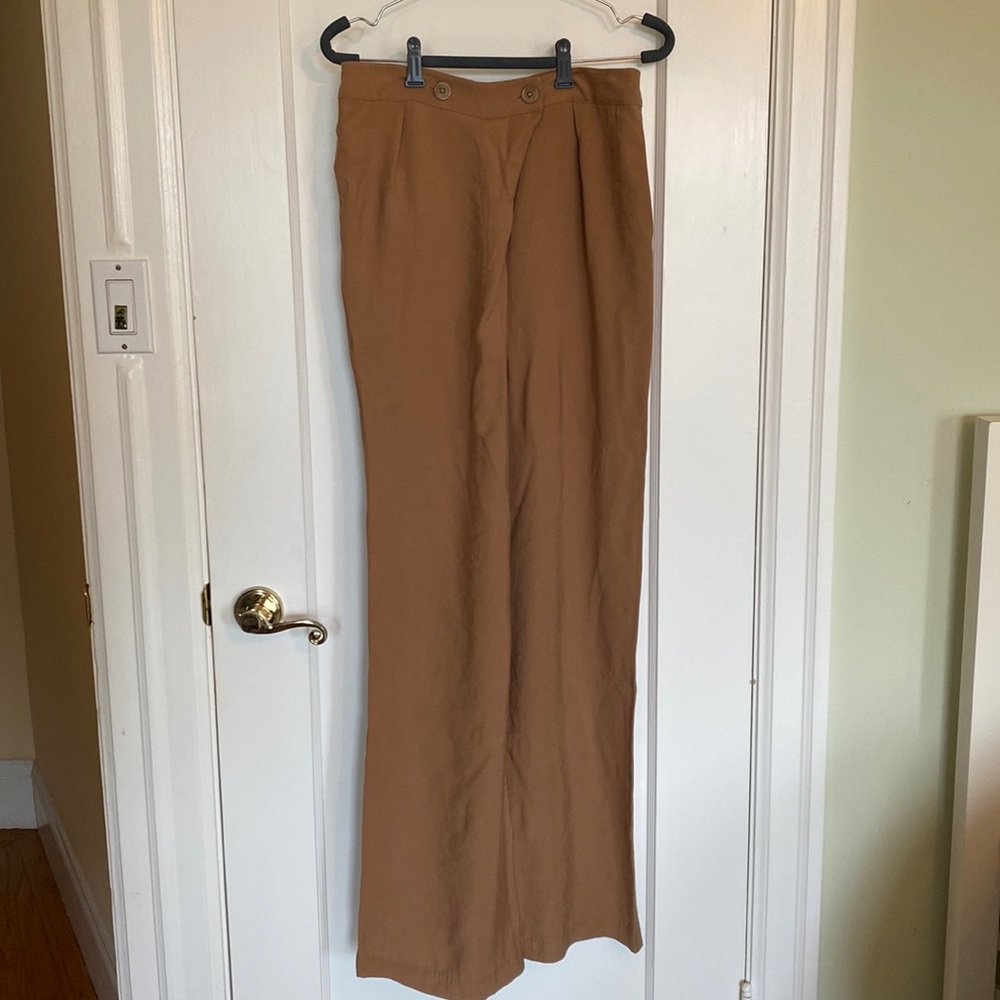 NWT L’Academie Midtown Pants in Tan Sz S - Picture 3 of 10
